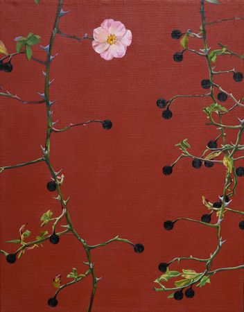 Сергей Блох (Картина, живопись - 
                  35 x 45 см) Цветок