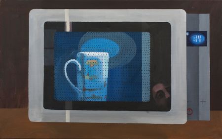 Анна Мельниченко (Картина, живопись - 
                  90 x 60 см) Микроволновка
