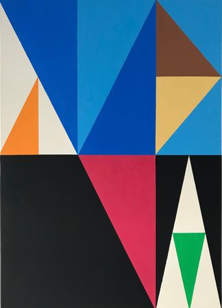 Юрий Ростиславский (Картина, живопись - 
                  50 x 70 см) Морфология треугольника