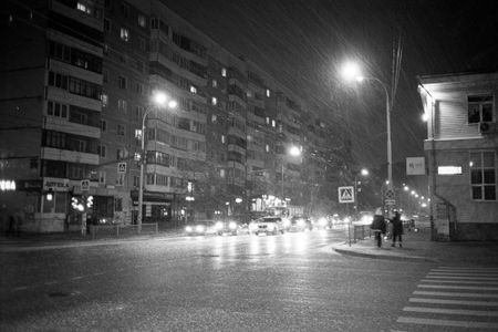 Георгий Каленюк (Фотография - 
                  40 x 30 см) Первый снег