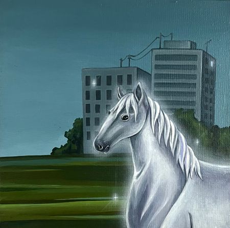 СВЕТ-ЛАНА (Картина, живопись - 
                  20 x 20 см) Обычное чудо