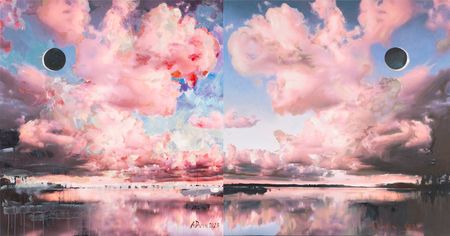 Дмитрий Шорин (Картина, живопись - 
                  150 x 77 см) Eclipsis Solis