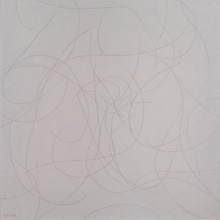 Юлия Агеносова (Картина, живопись - 
                  100 x 100 см) Обет молчания. День 5-й