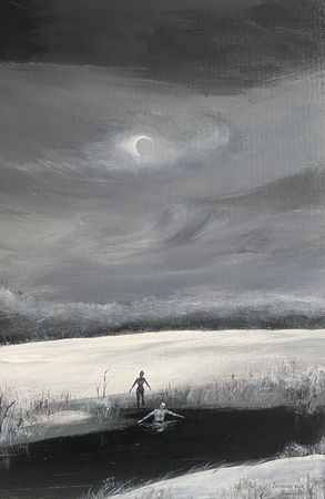 Андрей Алексеенко (Авторская графика - 
                  40 x 60 см) Холодная вода