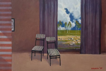 Денис Саунин (Картина, живопись - 
                  60 x 40 см) Полдень