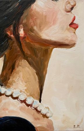 Елена Полищук (Картина, живопись - 
                  20 x 30 см) Линия тишины