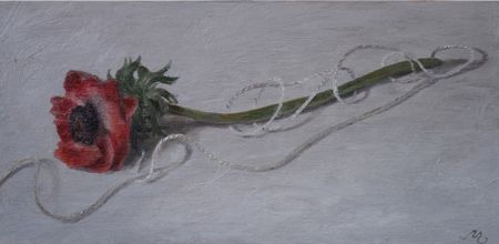 Ольга Менжилий (Картина, живопись - 
                  50 x 24 см) Анемон