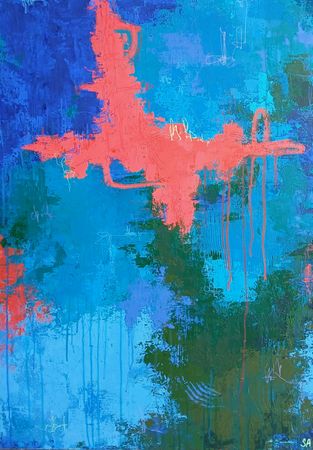 Анастасия Семенцул (Картина, живопись - 
                  70 x 100 см) Импульс