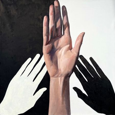 Света Чимитд (Картина, живопись - 
                  80 x 80 см) Хорошо, плохо