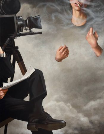 Татьяна Вафина (Картина, живопись - 
                  110 x 140 см) Не верю