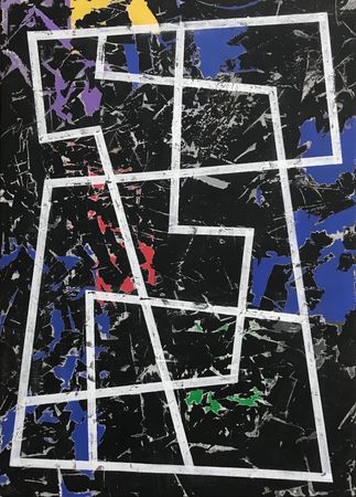 Юрий Ростиславский (Картина, живопись - 
                  50 x 70 см) Grunge