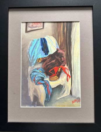 Светлана Пузанова (Авторская графика - 
                  35 x 45 см) Что такое!?