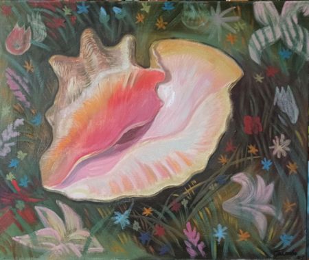 Анастасия Полякова (Картина, живопись - 
                  55 x 46 см) Ракушка