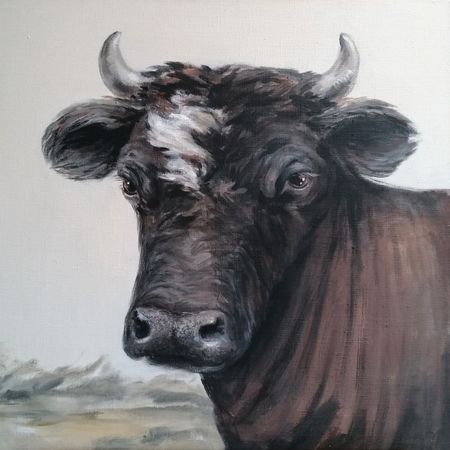 Юлия Куртова (Картина, живопись - 
                  60 x 60 см) Боренька