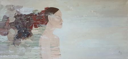Ася Багаева (Картина, живопись - 
                  130 x 60 см) Во сне