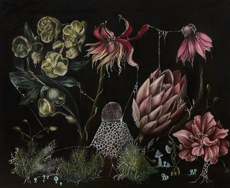 Лика Николаенко (Картина, живопись - 
                  70 x 60 см) Связь