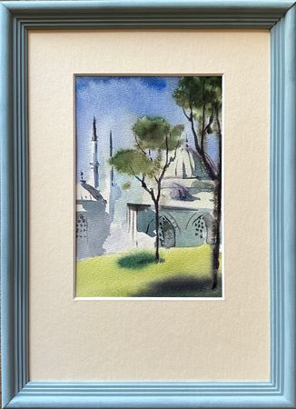 Алина Буглеева (Авторская графика - 
                  20 x 30 см) Султанахмет
