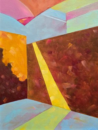 Александр Буданов (Авторская графика - 
                  30 x 40 см) Абстракция 110