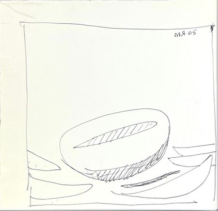 Марсель Ялалов (Авторская графика - 
                  22 x 22 см) Дыня