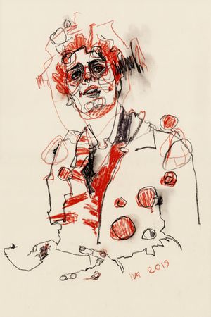 Татьяна Ивченкова (Авторская графика - 
                  28 x 42 см) Le Roux (Рыжий)