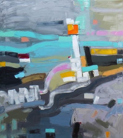 Андрей Шенгелия (Картина, живопись - 
                  80 x 90 см) Дом моряка