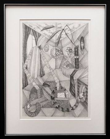 Леша Мелки (Авторская графика - 
                  30 x 40 см) Без названия