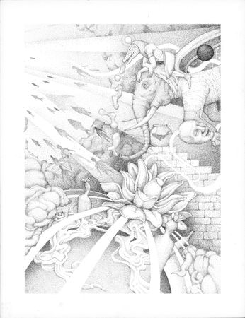 Артем Маганов (Авторская графика - 
                  50 x 65 см) Ничего Себек