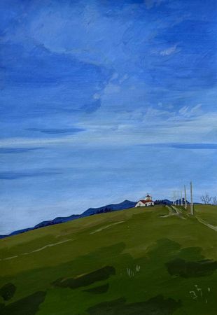 Алена Сокольникова (Авторская графика - 
                  26 x 38 см) Геленджик