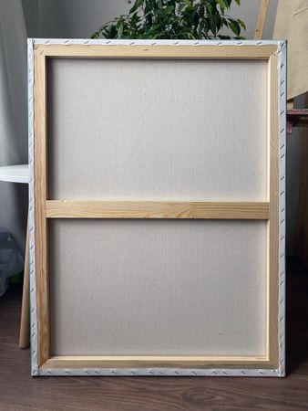 Ксения Хромцова (Картина, живопись - 
                  60 x 80 см) Платье в цветочек
