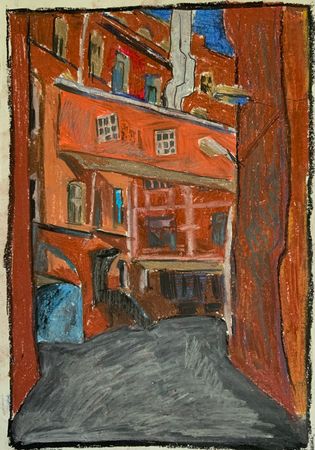 Елизавета Тульчинская (Авторская графика - 
                  19.3 x 28 см) Завод Красный Октябрь