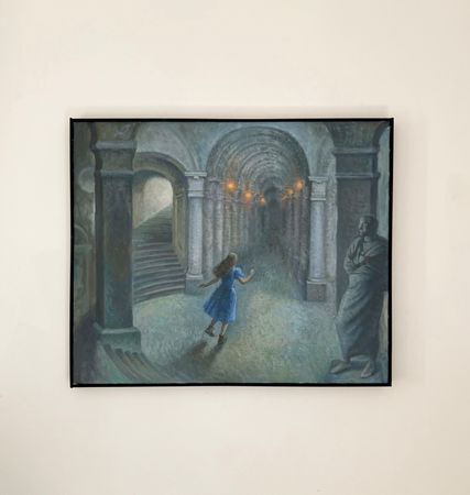 Алиса Деточкина (Картина, живопись - 
                  65 x 55 см) Лабиринт
