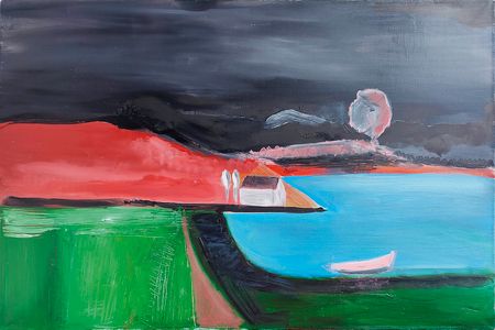 Александра Кравец (Картина, живопись - 
                  100 x 60 см) Домик рыбака