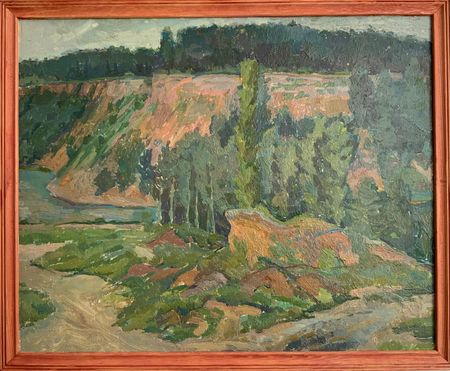 Елизавета Тульчинская (Картина, живопись - 
                  47 x 38.5 см) Карьер