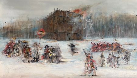 Алекс Корл (Картина, живопись - 
                  75 x 40 см) Морок