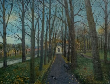 Татьяна Сергеева (Картина, живопись - 
                  40 x 30 см) Павильон в Михайловском саду