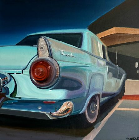 Иван Гарбузов (Картина, живопись - 
                  50 x 50 см) Серебряная гладь