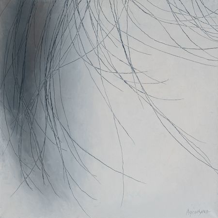 Юлия Агеносова (Картина, живопись - 
                  40 x 40 см) Травы райского сада №1