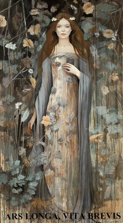 Лилия Валеева (Картина, живопись - 
                  100 x 180 см) Selfi