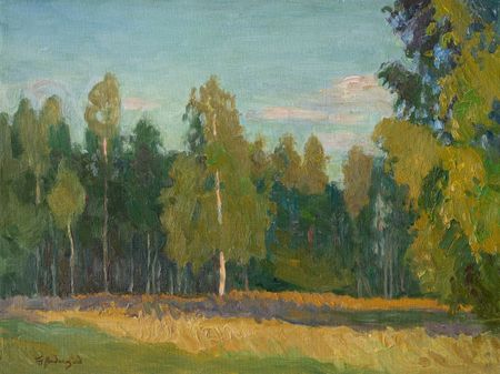 Николай Водолазский (Картина, живопись - 
                  40 x 30 см) В конце лета