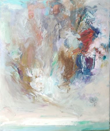 Виктория Шворень (Картина, живопись - 
                  50 x 60 см) В небе