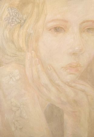 Ева Гец (Картина, живопись - 
                  35 x 50 см) Мотылёк