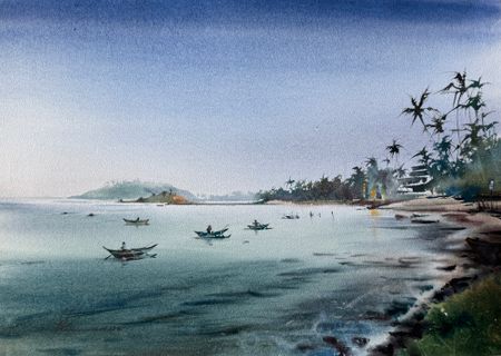 Жанна Губина (Авторская графика - 
                  54 x 38 см) Солнце Азии