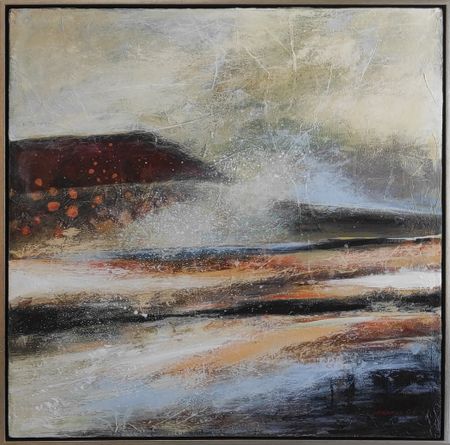 Оксана Сотникова (Картина, живопись - 
                  64 x 64 см) Осенний туман