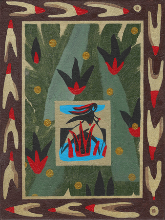 Лена Романовская (Авторская графика - 
                  27 x 32 см) Повелительница