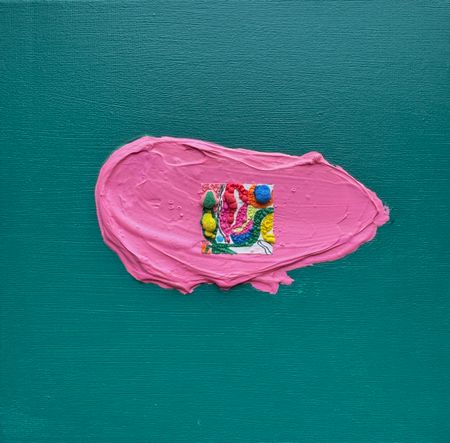 Дарья Илюхина (Картина, живопись - 
                  30 x 30 см) Цветочные абстракции. Фрезии