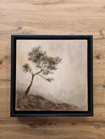 Светлана Юматова (Картина, живопись - 
                  35 x 35 см) Песчаная буря