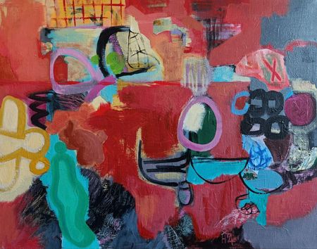 Наталья Хохонова (Картина, живопись - 
                  90 x 70 см) Обзорная экскурсия