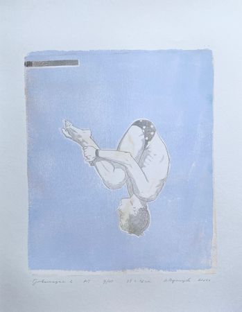 Надежда Воронцова (Графика печатная - 
                  42 x 53 см) Гравитация 2