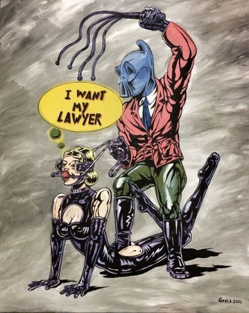 Гоша Острецов (Картина, живопись - 
                  105 x 130 см) I Want My Lawyer