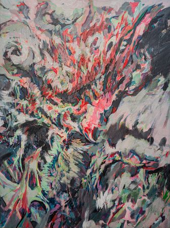 Иван Тузов (Картина, живопись - 
                  46 x 52 см) Из серии "Живая/неживая материя"